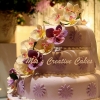 Orchid Wedding Cake