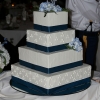 Peacock Blue Cake