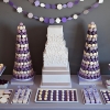 Lilac, Gray and Plum Desserts