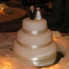 Classic White Round Fondant Cake