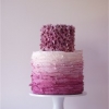 Ombre Ruffle Cake