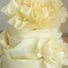 White Chocolate Ruffle Cake
