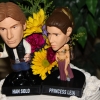 Cake Topper Friday: Hans Solo and Princess Leia Bobble Head Cake Toppers
