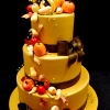 Thanksgiving Cornucopia Cake