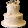 Winter Wonderland Wedding Cake