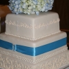 Light Blue Wedding Cake