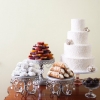Sparkle White Wedding Cake