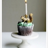 Cake Topper Friday:  DIY Gilded Animal Candle Cake Topper