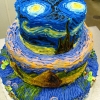 Van Gogh’s ‘A Starry Night’ Cake