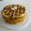 For the Guys:  Waffle Cake, Anyone?