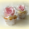 Rose Wedding Cupcakes