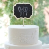 Cake Topper Friday:  Chalkboard Cake Topper