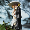 Cake Topper Friday:  Rainy Wedding Day Topper