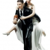 Cake Topper Friday:  Football Toting Couple