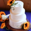 Sunflower Wedding Cake