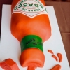 For the Guys:  Tobasco Bottle Groom’s Cake
