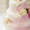 Pink Marbleized Wedding Cake
