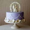 Cake Topper Friday:  White Chocolate Bride and Groom Cake Topper