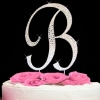 Swarovski Crystal Monogram Cake Topper