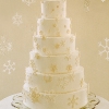 Snowflake Wedding Cake