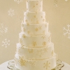 Snowflake Wedding Cake