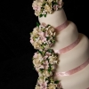 Wedding Cake with Sugar Flowers