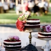 Naked Red Velvet Wedding Cake