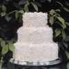 Wedding Cake with Sugar Flowers