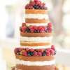 Wedding Cake with Fresh Berries