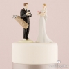 Fun Bride and Groom Cake Topper