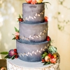 Dark Wedding Cake