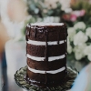 Naked Chocolate Wedding Cake