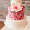 Pink Sprinkle Wedding Cake