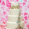 Sprinkle Wedding Cake