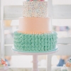 Wedding Cake with Sprinkles