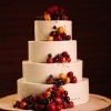 Wedding Cake with Fresh Fruit