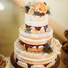 Rustic Naked Wedding Cake