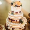 Rustic Naked Wedding Cake
