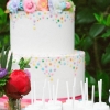 Confetti Wedding Cake with Cake Pops