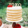 Naked Vanilla Wedding Cake