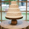 Simple, Rustic Wedding Cake