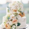 Springtime Wedding Cake with Roses