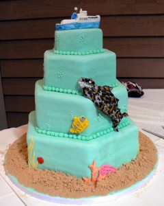 Under the Sea Wedding Cake