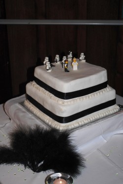 stormtrooper wedding cake toppers