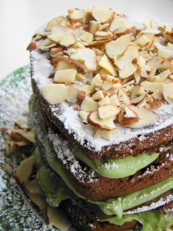 Mocha Almond Fudge Avocado Groom's Cake