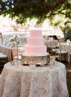 Stunning Pink wedding cake