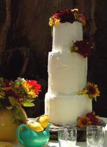 Rustic Autumn Wedding Cake