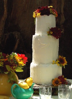 Rustic Autumn Wedding Cake