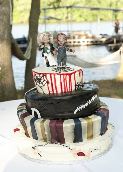 Jennifer & JD Wedding Cake