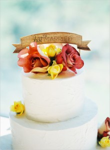 Roses wedding cake